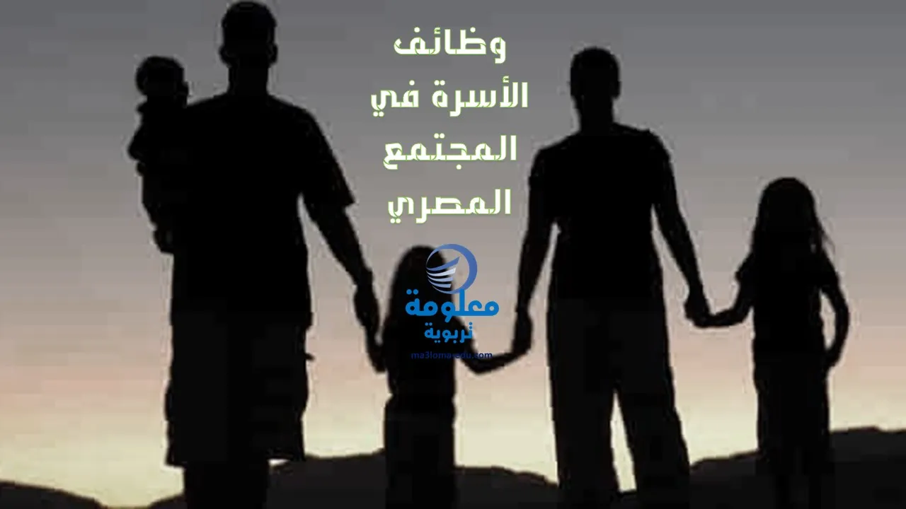 وظائف الأسرة في المجتمع المصري